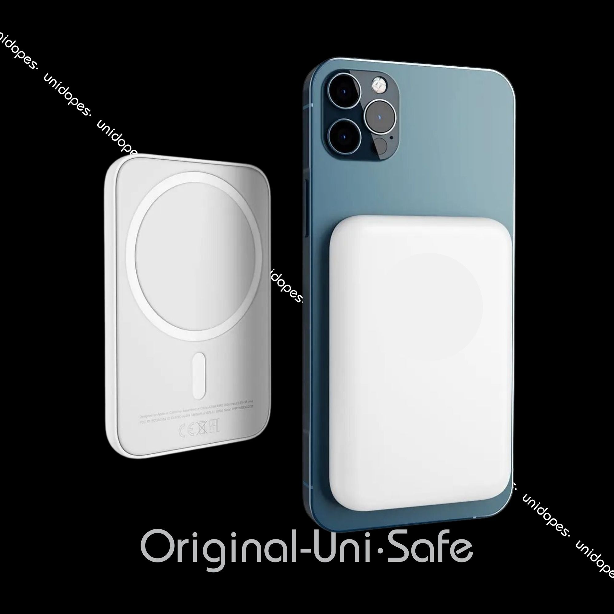 Uni•Magsafe - 10,000mAh Magnetic Wireless Battery Pack, Power Bank